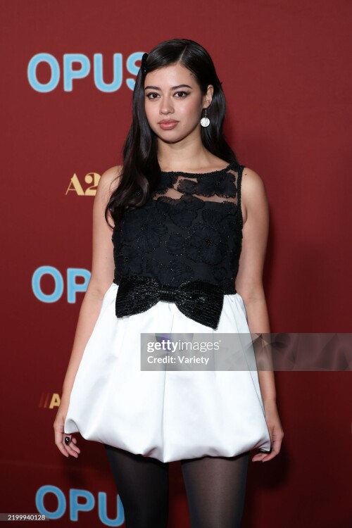 Amber Midthunder at A24's "Opus" Los Angeles Premiere held at The Egyptian Theatre on February 19, 2025 in Los Angeles, California. (Photo by JC Olivera/Variety via Getty Images)