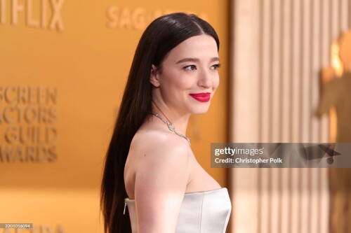 Mikey Madison at the 31st Screen Actors Guild Awards held at Shrine Auditorium and Expo Hall on February 23, 2025 in Los Angeles, California. (Photo by Christopher Polk/Variety via Getty Images)