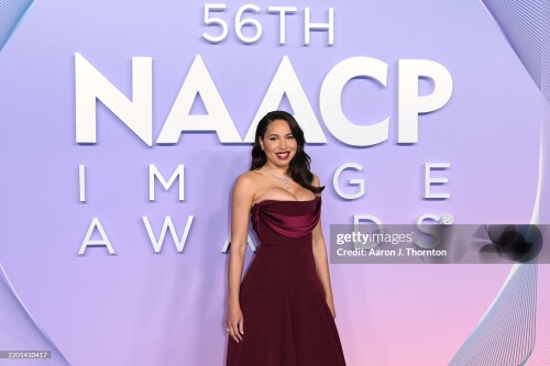 PASADENA, CALIFORNIA - FEBRUARY 22: Jurnee Smollett attends the 56th NAACP Image Awards at Pasadena Civic Auditorium on February 22, 2025 in Pasadena, California. (Photo by Aaron J. Thornton/Getty Images for BET)