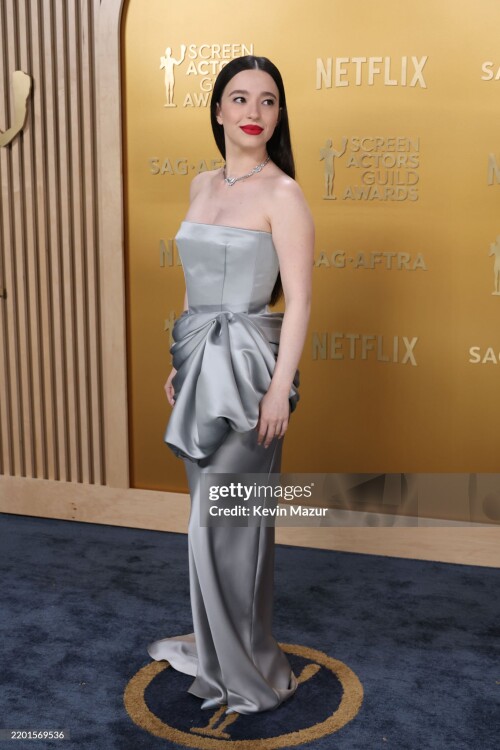 LOS ANGELES, CALIFORNIA - FEBRUARY 23: Mikey Madison attends the 31st Annual Screen Actors Guild Awards at Shrine Auditorium and Expo Hall on February 23, 2025 in Los Angeles, California. (Photo by Kevin Mazur/Getty Images)