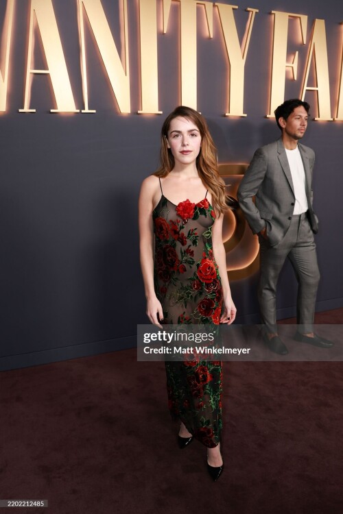 LOS ANGELES, CALIFORNIA - FEBRUARY 26: Kiernan Shipka attends Vanity Fair and Instagram Celebrate Vanities: A Night for Young Hollywood at Bar Marmont on February 26, 2025 in Los Angeles, California.  (Photo by Matt Winkelmeyer/Getty Images for Vanity Fair)