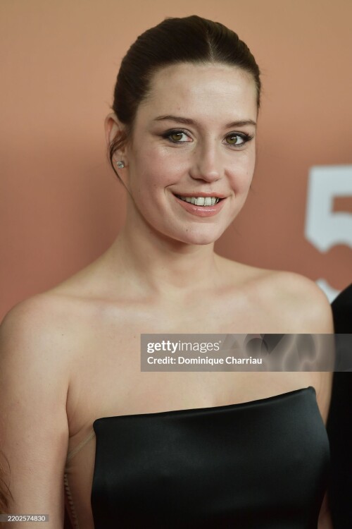 PARIS, FRANCE - FEBRUARY 28: Ad?le Exarchopoulos arrives at the 50th Cesar Film Awards at L'Olympia on February 28, 2025 in Paris, France. (Photo by Dominique Charriau/WireImage)