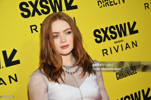 Sadie Sink at the "O'Dessa" Premiere during the SXSW Conference & Festivals at the Paramount Theatre on March 8, 2025 in Austin, Texas. (Photo by Michael Buckner/SXSW Conference & Festivals via Getty Images)