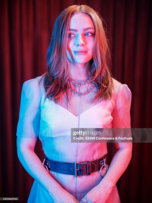 Sadie Sink at the "O'Dessa" Premiere during the SXSW Conference & Festivals at the Paramount Theatre on March 8, 2025 in Austin, Texas. (Photo by Hubert Vestil/SXSW Conference & Festivals via Getty Images)