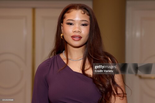 Storm Reid at the NAMI 2025 Mental Health Gala held at the Beverly Hills Hotel on May 08, 2025 in Beverly Hills, California. (Photo by Mark Von Holden/Variety via Getty Images)