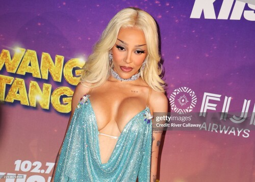 Doja Cat at iHeartRadio's 102.7 KIIS FM Wango Tango at Huntington City Beach on May 10, 2025 in Huntington Beach, California. (Photo by River Callaway/Variety via Getty Images)
