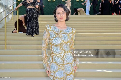 LOS ANGELES, CALIFORNIA - MAY 10: Auli'i Cravalho attends the Gold House 4th Annual Gold Gala at The Music Center on May 10, 2025 in Los Angeles, California. (Photo by Jerod Harris/Getty Images for Gold House)