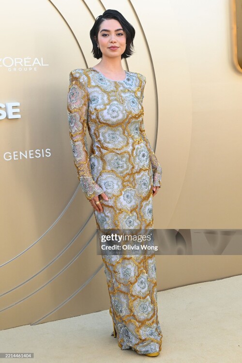LOS ANGELES, CALIFORNIA - MAY 10: Aul?i Cravalho attends Gold House 4th Annual Gold Gala at The Music Center on May 10, 2025 in Los Angeles, California. (Photo by Olivia Wong/WireImage)