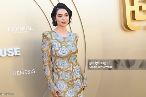 LOS ANGELES, CALIFORNIA - MAY 10: Aul?i Cravalho attends Gold House 4th Annual Gold Gala at The Music Center on May 10, 2025 in Los Angeles, California. (Photo by Olivia Wong/WireImage)