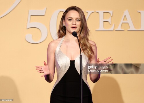 Joey King onstage at the 50th Annual Gracie Awards held at the Beverly Wilshire on May 20, 2025 in Beverly Hills, California. (Photo by JC Olivera/Variety via Getty Images)