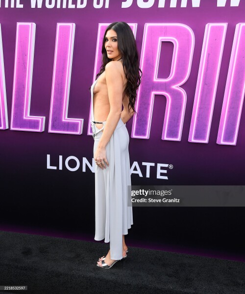 HOLLYWOOD, CALIFORNIA - JUNE 03: Cathy Kelley arrives at the Lionsgate Presents World Premiere Of "Ballerina"  at TCL Chinese Theatre on June 03, 2025 in Hollywood, California. (Photo by Steve Granitz/FilmMagic)