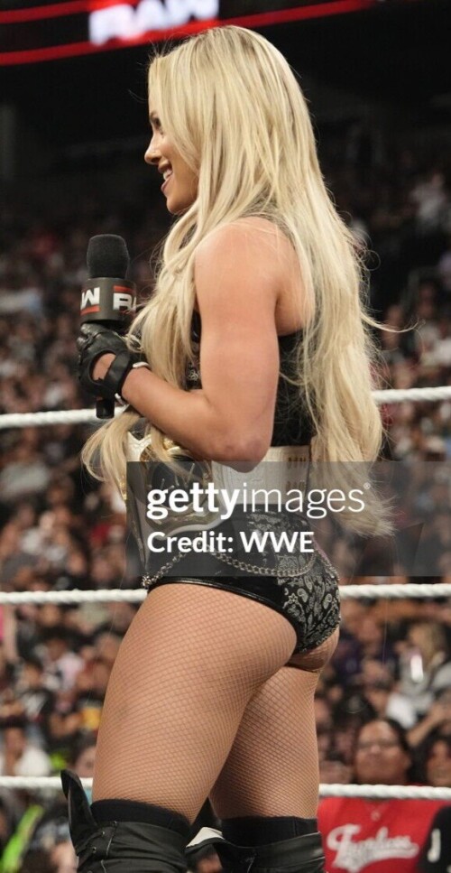 PHOENIX, ARIZONA - JUNE 09: Liv Morgan interrupts Nikki Bella during Monday Night RAW at PHX Arena on June 9, 2025 in Phoenix, Arizona.  Photo by Rich Freeda/WWE via Getty Images)