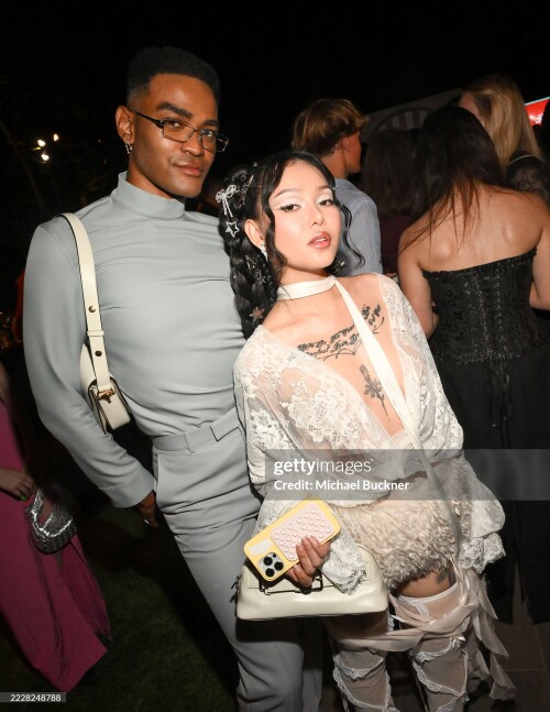 Owen Thiele, Bella Poarch at the Variety 2025 Power of Young Hollywood Party, Presented by SANDISK held at the Four Seasons Los Angeles at Beverly Hills on August 07, 2025 in Beverly Hills, California. (Photo by Michael Buckner/Variety via Getty Images)