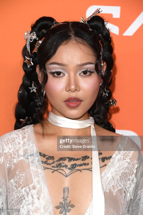 LOS ANGELES, CALIFORNIA - AUGUST 07: Bella Poarch 2025 Variety Power Of Young Hollywood at Four Seasons Hotel Los Angeles at Beverly Hills on August 07, 2025 in Los Angeles, California.  (Photo by Steve Granitz/FilmMagic)