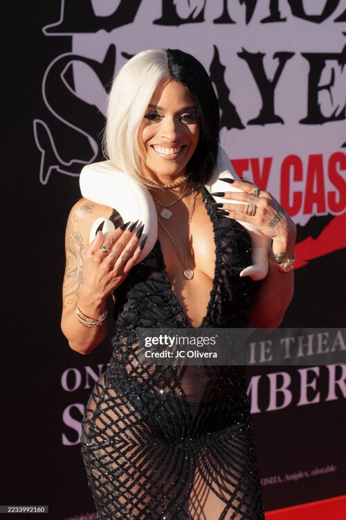 Zelina Vega at the Los Angeles Premiere of "Demon Slayer: Kimetsu no Yaiba Infinity Castle" held at the TCL Chinese Theatre on September 09, 2025 in Los Angeles, California. (Photo by JC Olivera/Variety via Getty Images)