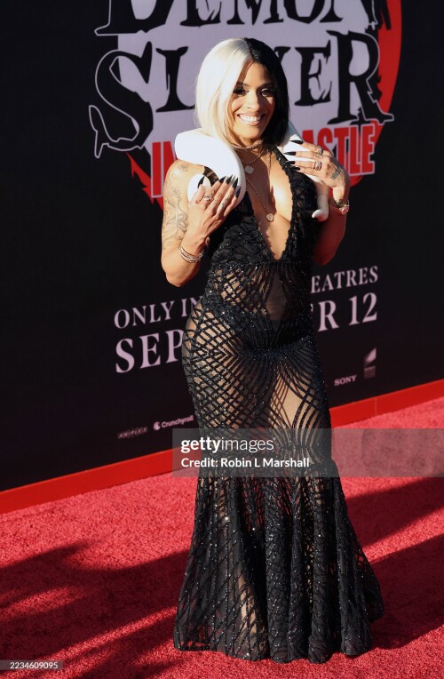 HOLLYWOOD, CALIFORNIA - SEPTEMBER 09: Zelina Vega attends the Los Angeles English Dub Premiere of "Demon Slayer: Kimetsu No Yaiba Infinity Castle" at TCL Chinese 6 Theatres on September 09, 2025 in Hollywood, California. (Photo by Robin L Marshall/WireImage)