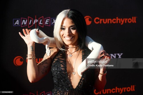 HOLLYWOOD, CALIFORNIA - SEPTEMBER 09:  Zelina Vega attends the Los Angeles English Dub premiere of "Demon Slayer: Kimetsu No Yaiba Infinity Castle" at TCL Chinese 6 Theatres on September 09, 2025 in Hollywood, California. (Photo by Kayla Oaddams/FilmMagic)