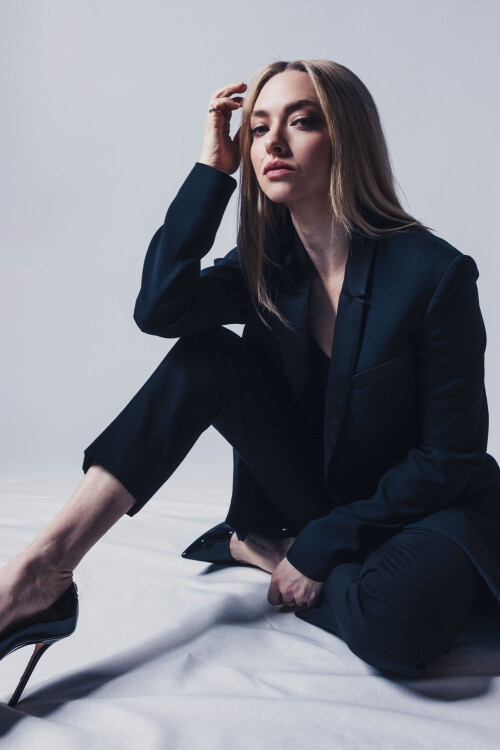Actor Amanda Seyfried poses for a portrait Tuesday, March 11, 2025, in New York. (Photo by Victoria Will for the Times)