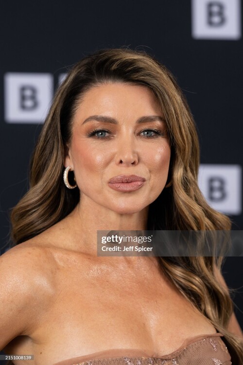 LONDON, ENGLAND - MAY 01: Dannii Minogue attends the "I Kissed A Girl" Photocall at Charlotte Street Hotel on May 01, 2024 in London, England. (Photo by Jeff Spicer/Getty Images)