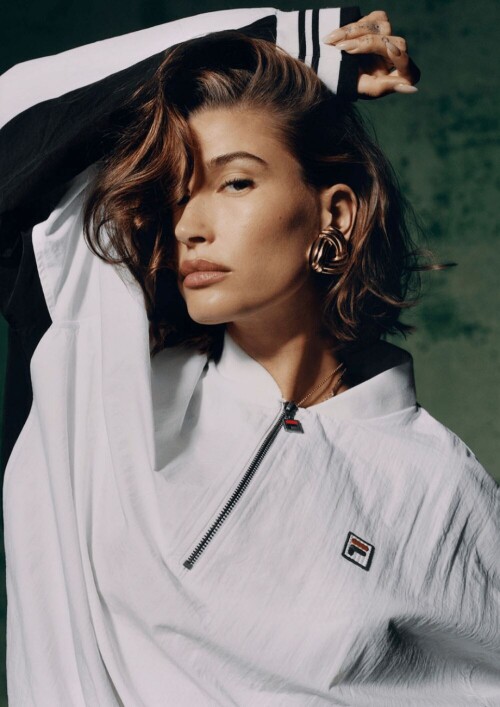 hailey bieber fila spring summer 2024 campaign 8 7e260fc3288a68cd
