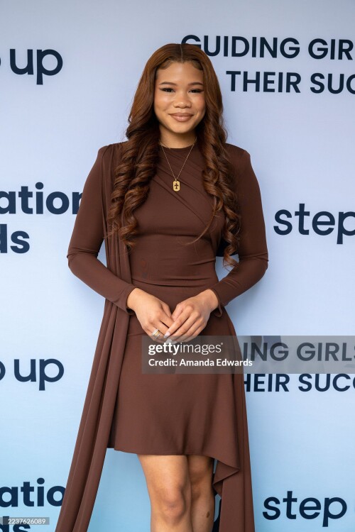 LOS ANGELES, CALIFORNIA - SEPTEMBER 26: Actress Storm Reid attends Step Up's 2025 Inspiration Awards at the Skirball Cultural Center on September 26, 2025 in Los Angeles, California. (Photo by Amanda Edwards/Getty Images)