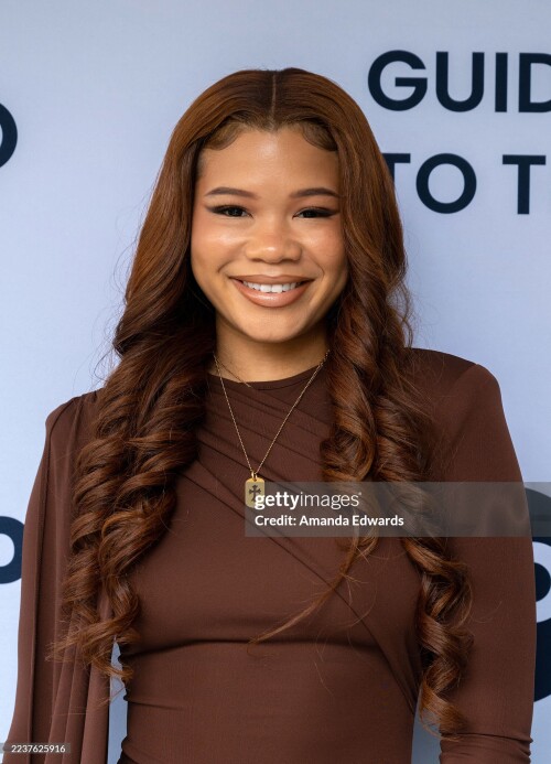 LOS ANGELES, CALIFORNIA - SEPTEMBER 26: Actress Storm Reid attends Step Up's 2025 Inspiration Awards at the Skirball Cultural Center on September 26, 2025 in Los Angeles, California. (Photo by Amanda Edwards/Getty Images)