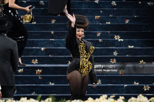 NEW YORK, NEW YORK - MAY 05: Doja Cat attends the 2025 Met Gala celebrating "Superfine: Tailoring Black Style" at Metropolitan Museum of Art on May 05, 2025 in New York City. (Photo by Noam Galai/GC Images)