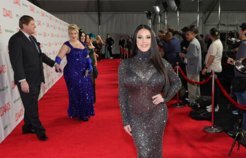 LAS VEGAS, NEVADA - JANUARY 27: Angela White attends the 2024 Adult Video News Awards at Resorts World Las Vegas on January 27, 2024 in Las Vegas, Nevada. (Photo by Ethan Miller/Getty Images)