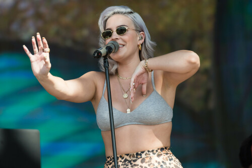 Mandatory Credit: Photo by Richard Isaac/REX/Shutterstock (8886473k)Anne-Marie performing.  Anne-Marie (Anne-Marie Nicholson).British Summer Time Festival, Hyde Park, London, UK - 02 Jul 2017