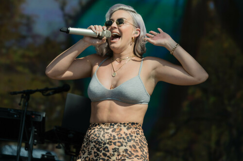 Mandatory Credit: Photo by Richard Isaac/REX/Shutterstock (8886473l)Anne-Marie performing.  Anne-Marie (Anne-Marie Nicholson).British Summer Time Festival, Hyde Park, London, UK - 02 Jul 2017