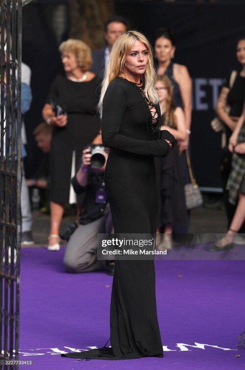 LONDON, ENGLAND - JULY 30: Billie Piper attends the "Wednesday" Season 2, Part 1 Global Premiere at Central Hall, Westminster on July 30, 2025 in London, England. (Photo by Mike Marsland/WireImage)