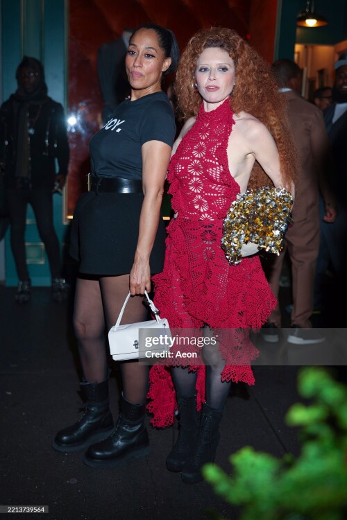 NEW YORK, NEW YORK - MAY 05: Natasha Lyonne, Tracee Ellis Ross seen at the Met-Gala after party at the 'Jean's' in NoHo on May 05, 2025 in New York City. (Photo by Aeon/GC Images)