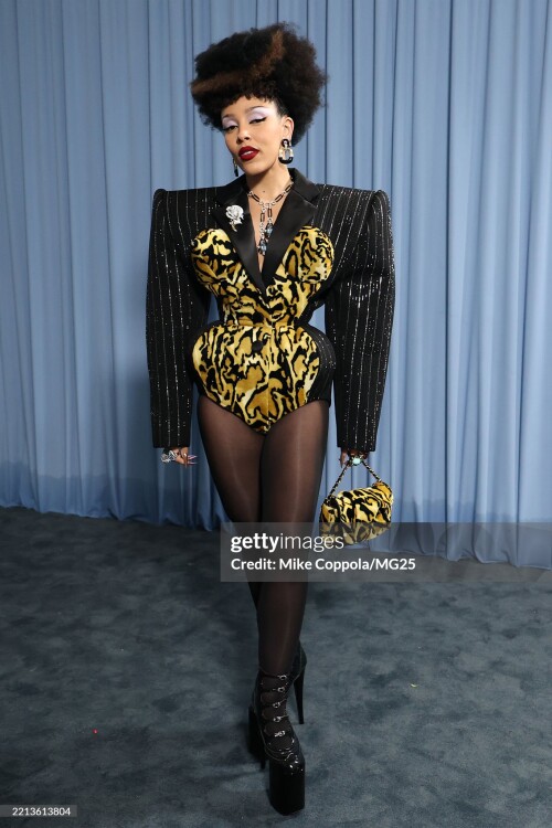 NEW YORK, NEW YORK - MAY 05: Doja Cat attends the 2025 Met Gala Celebrating "Superfine: Tailoring Black Style" at Metropolitan Museum of Art on May 05, 2025 in New York City. (Photo by Mike Coppola/MG25/Getty Images for The Met Museum/Vogue)