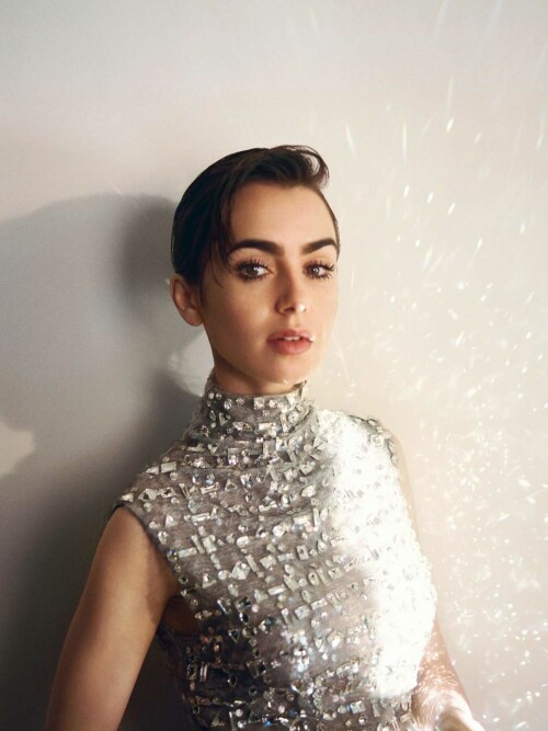 lily collins for porter magazine by net a porter december 2022 7