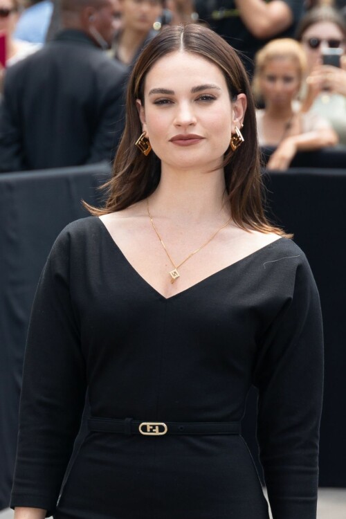 lily james at fendi haute couture fall winter 23 24 show at paris fashion week 07 06 2023 0312f5d04c