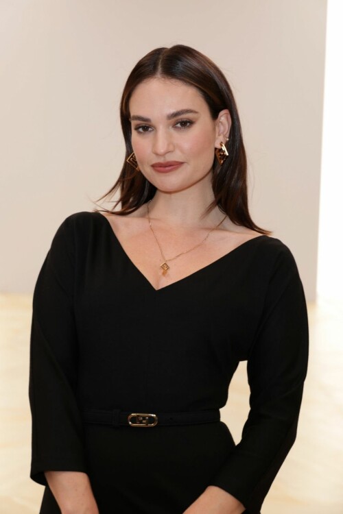 lily james at fendi haute couture fall winter 23 24 show at paris fashion week 07 06 2023 333e121758