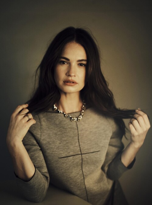 lily james debuts sculptural grey at tiff portrait studio sept 2025 818aaf1a12114f531