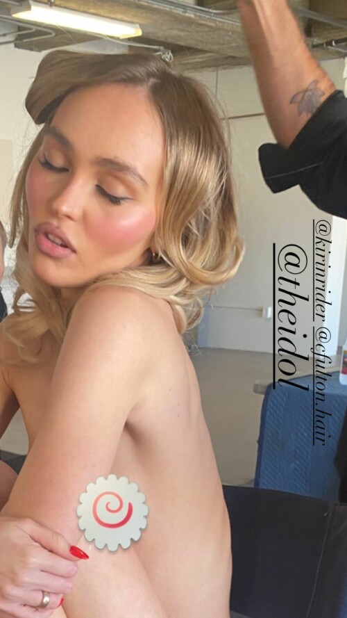 lilyrose depps instagram 2023 1 27 story