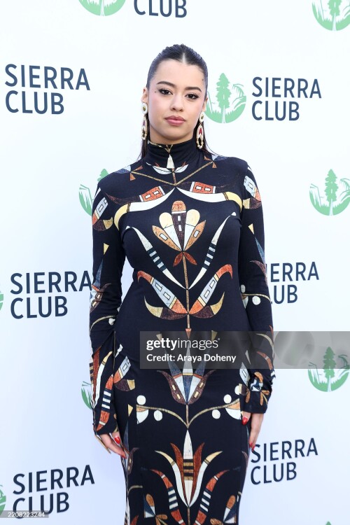 LOS ANGELES, CALIFORNIA - APRIL 02: Amber Midthunder attends Sierra Club's 2025 Trail Blazers Ball on April 02, 2025 in Los Angeles, California. (Photo by Araya Doheny/Getty Images for Sierra Club)
