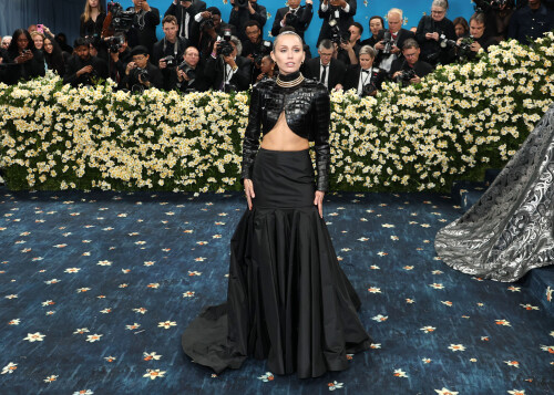 Mandatory Credit: Photo by John Salangsang/BEI/Shutterstock (15285851s)Miley CyrusMet Gala 2025, Superfine: Tailoring Black Style, Arrivals, The Metropolitan Museum of Art, New York, USA - 05 May 2025