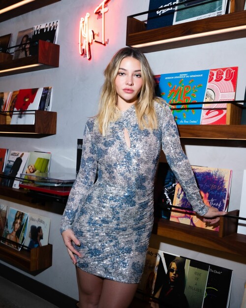 madelyn cline at flaunt maje honor madelyn cline with celebration of tempest issue in los angeles 12
