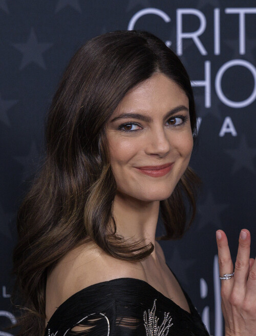 Mandatory Credit: Photo by Javier Rojas/PI via ZUMA Press Wire/Shutterstock (15140317ft)Monica Barbaro on the red carpet of the 30th Critics Choice Awards on Friday February 7, 2025 at the Barker Hanger in Santa Monica, California. JAVIER ROJAS30th Critics Choice Awards - Arrivals, Santa Monica, California, USA - 07 Feb 2025