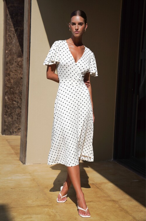 polka dot midi dress 927f07b9 7897 4775 969b 8c14f53bb6f44743c42812274c43