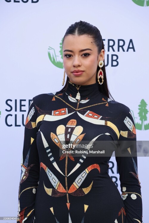 LOS ANGELES, CALIFORNIA - APRIL 02: Amber Midthunder attends Sierra Club's 2025 Trail Blazers Ball at Skirball Cultural Center on April 02, 2025 in Los Angeles, California. (Photo by Robin L Marshall/Getty Images)