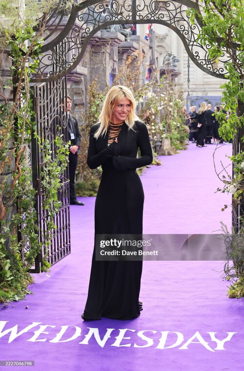 LONDON, ENGLAND - JULY 30: Billie Piper attends the Global Premiere of "Wednesday" Season 2, Part 1 at Central Hall Westminster on July 30, 2025 in London, England. (Photo by Aimee Rose McGhee/Dave Benett/WireImage)