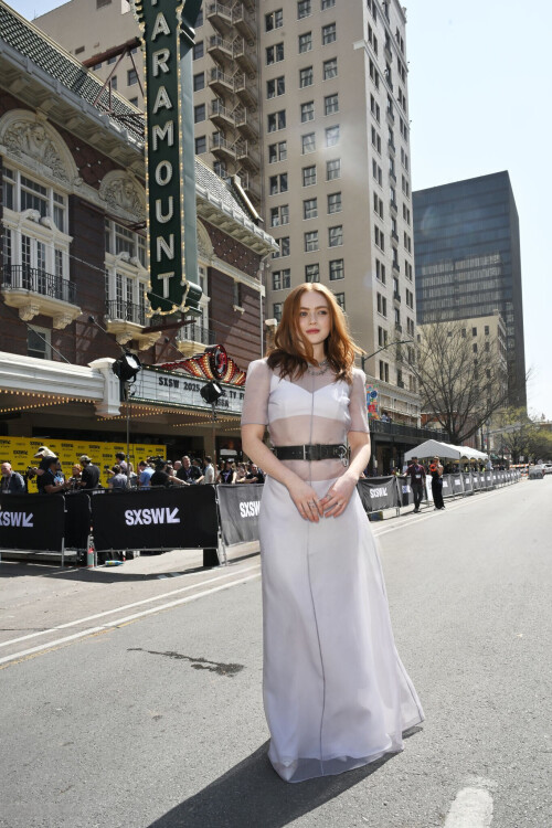 Sadie Sink at the "O'Dessa" Premiere during the SXSW Conference & Festivals at the Paramount Theatre on March 8, 2025 in Austin, Texas. (Photo by Michael Buckner/SXSW Conference & Festivals via Getty Images)