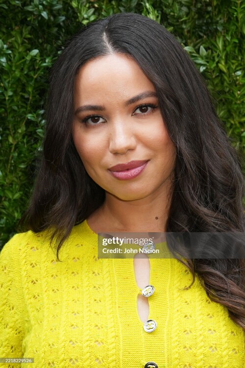 Jurnee Smollett at the Chanel and Tribeca luncheon to celebrate Through Her Lens: The Tribeca Chanel Women's Filmmaker Program held at The Greenwich Hotel Courtyard on June 06, 2025 in New York, New York. (Photo by John Nacion/Variety via Getty Images)