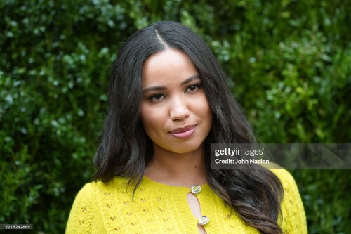 Jurnee Smollett at the Chanel and Tribeca luncheon to celebrate Through Her Lens: The Tribeca Chanel Women's Filmmaker Program held at The Greenwich Hotel Courtyard on June 06, 2025 in New York, New York. (Photo by John Nacion/Variety via Getty Images)