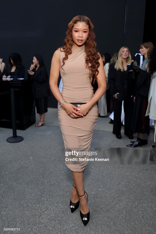 LOS ANGELES, CALIFORNIA - APRIL 08: Storm Reid attends the Fashion Trust U.S. Awards 2025 in Partnership with Google Shopping on April 08, 2025 in Los Angeles, California. (Photo by Stefanie Keenan/Getty Images for Fashion Trust U.S.)