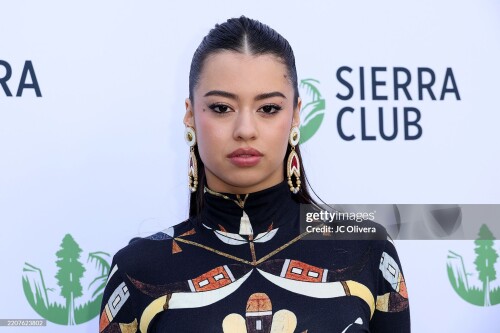Amber Midthunder at Sierra Club's Trail Blazers Ball held at the Skirball Cultural Center on April 02, 2025 in Los Angeles, California. (Photo by JC Olivera/Variety via Getty Images)